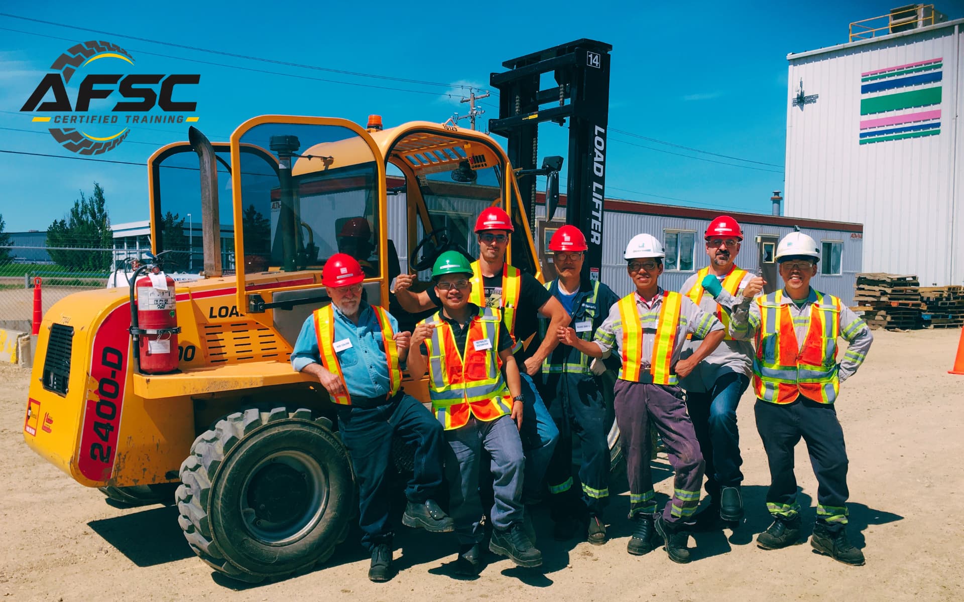 On-site forklift operator certification training in Alberta