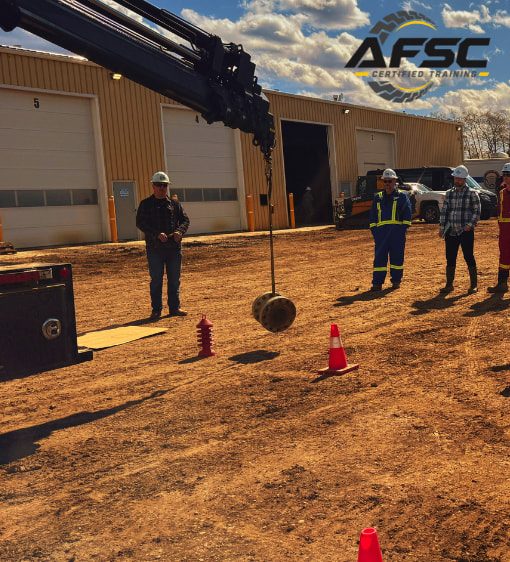 AFSC instructor leading picker truck operator theory training