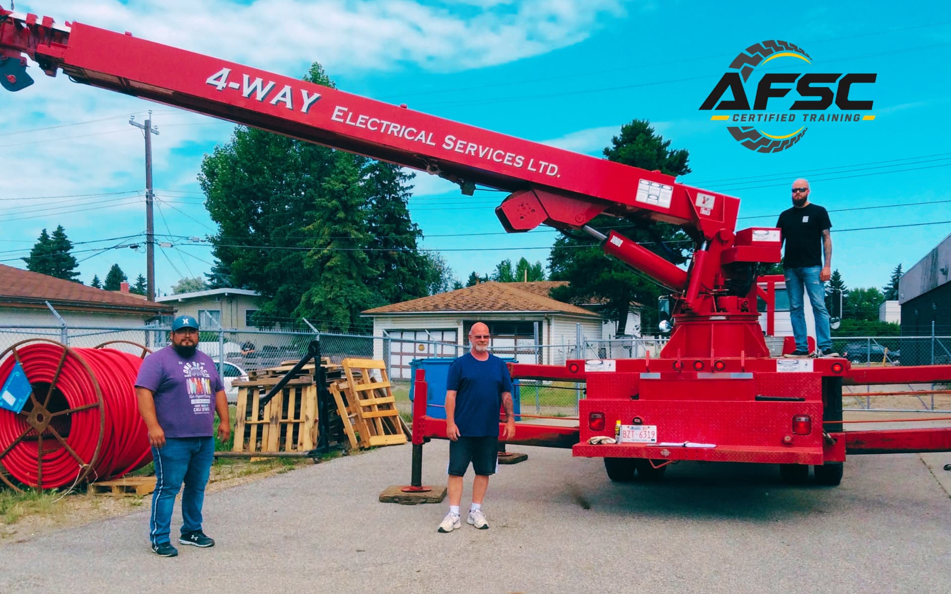 On-site picker truck and light-duty crane certification in Alberta